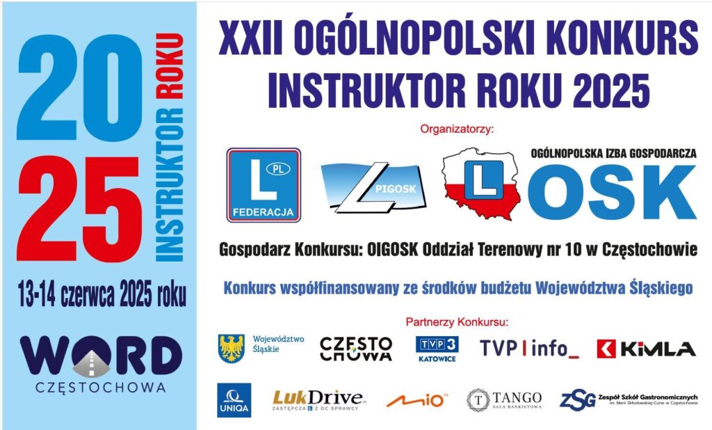 XXII Konkurs Instruktor Roku 2025