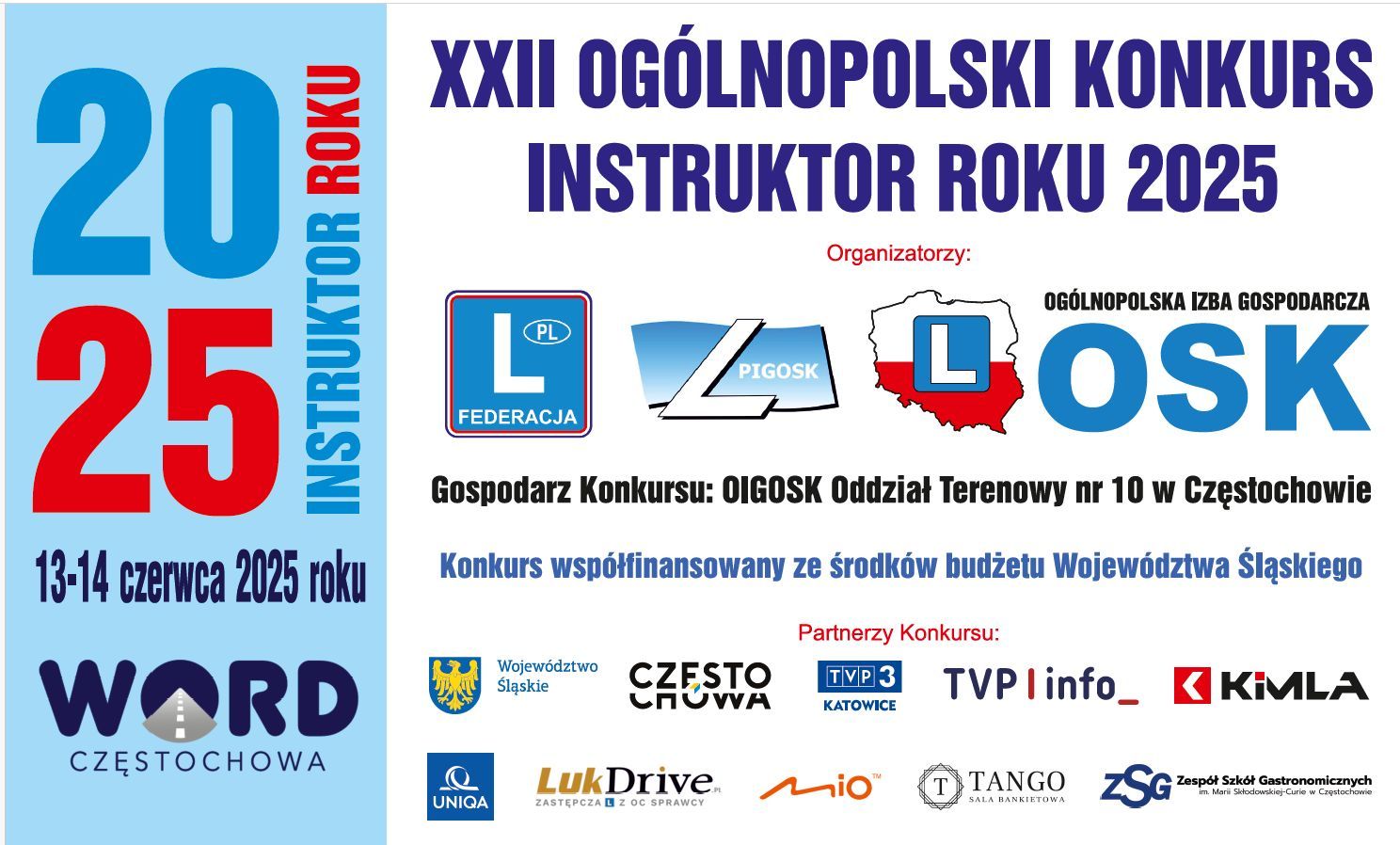 XXII Konkurs Instruktor Roku 2025