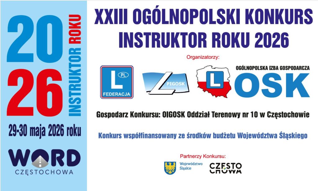 XXIIIKonkursInstruktorRoku20260529 30baner1